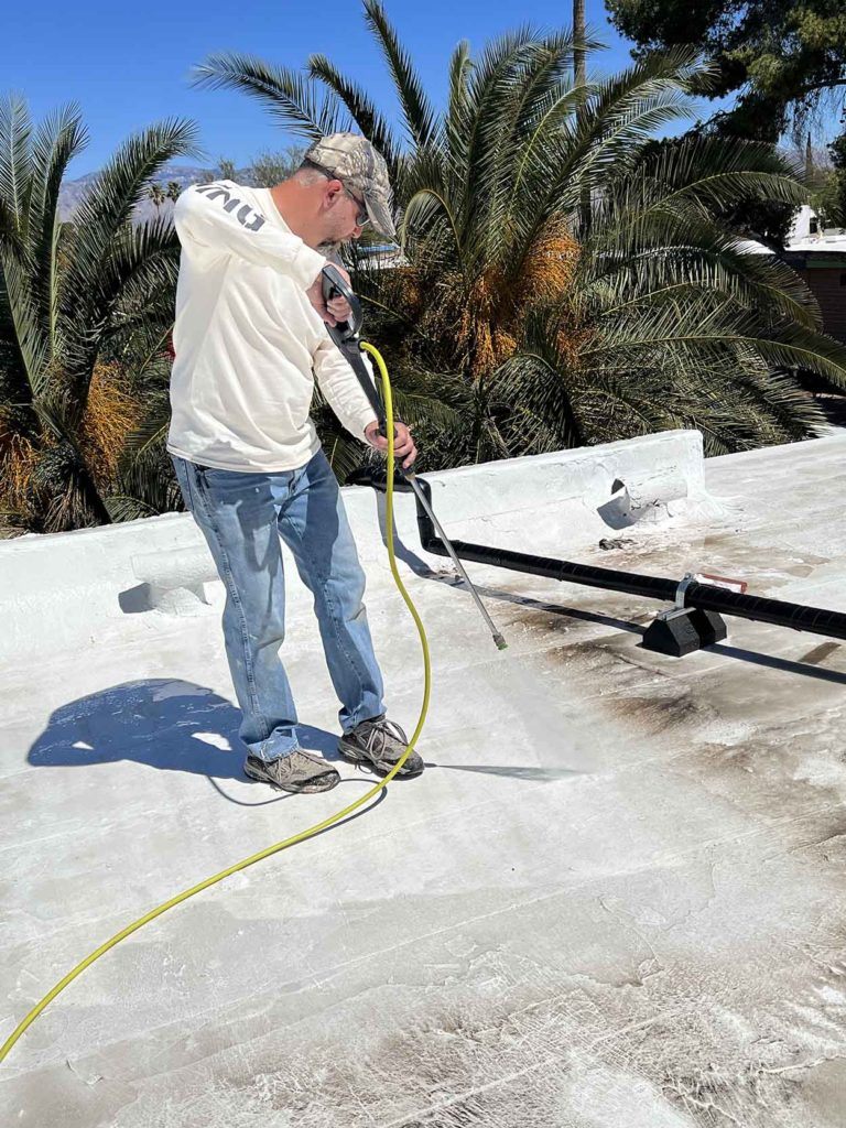 Pressure Washing Roof