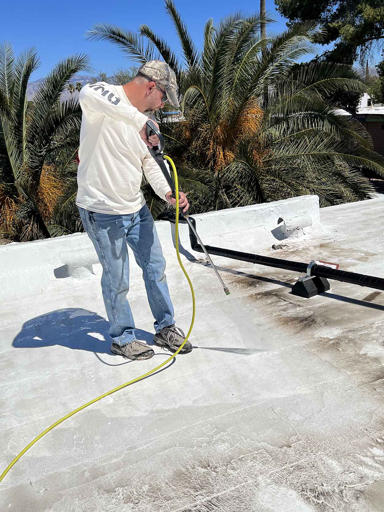 Pressure Washing Roof