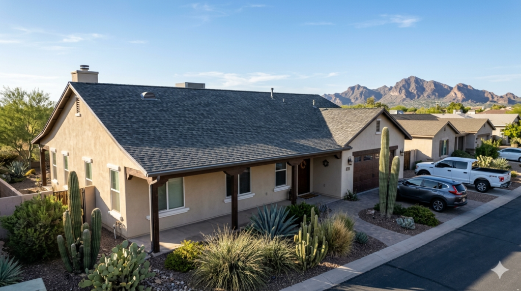 Shingle Roof Replacement in Tucson